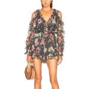 ZIMMERMANN Iris Tie Sleeve Playsuit